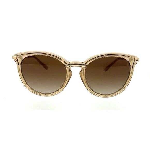 Michael Kors Brisbane Brown Gradient Oval Ladies Sunglasses MK1077 101413 54